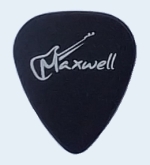 Photo of Maxwell 351 Style Celluloid Pick [Black]