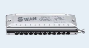 Photo of Swan 12 Hole Chromatic Harmonica